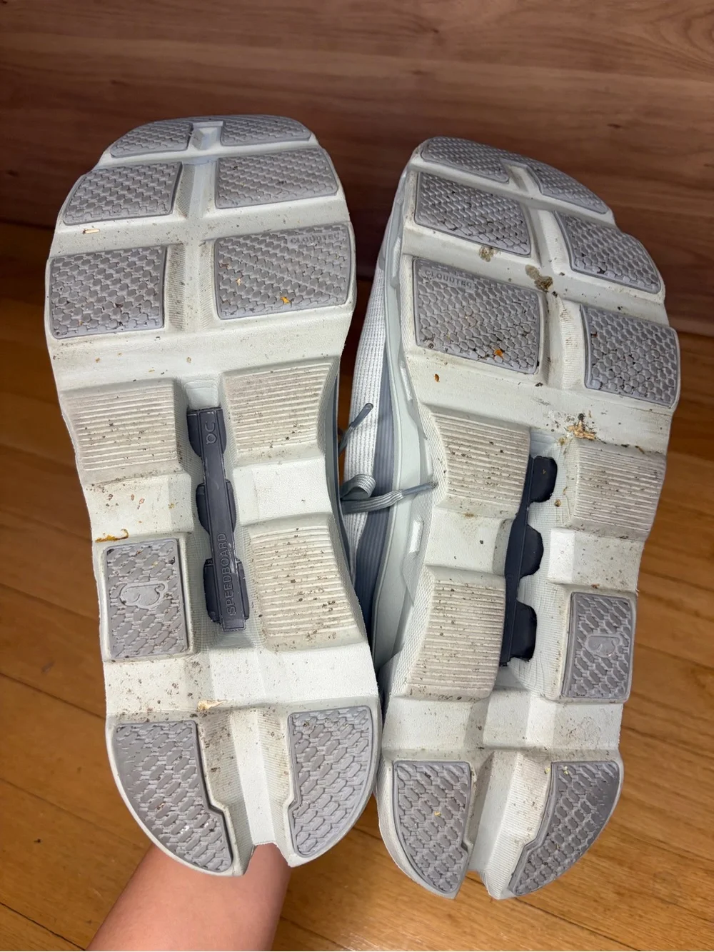 On Running Men's Cloudmonster Void Sneakers in Iceberg / Tin -Size 10